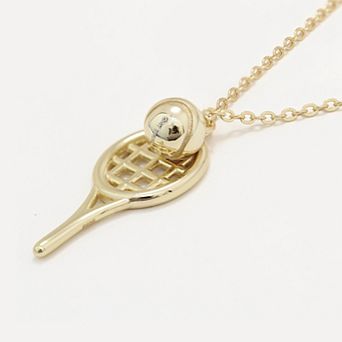 Tennis Racquet & Ball Necklace - Waterproof