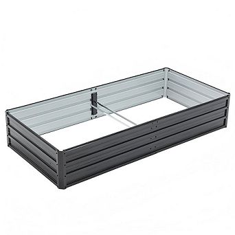 6x3x1 FT Metal Raised Garden Bed