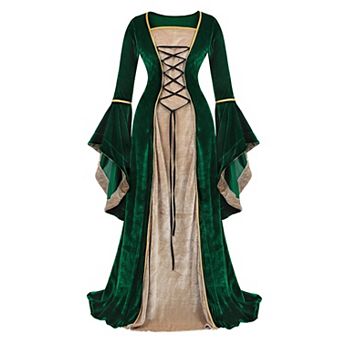 Renaissance Women Dress Medieval Costume For Fairy Festivals Cosplay Events