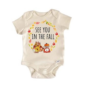 See You In The Fall Due Date Newborn Gift Baby Onesie®