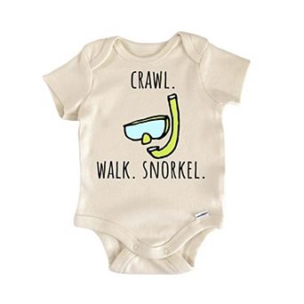 Snorkel Snorkeling Diving Scuba Baby Gift Baby Onesie®
