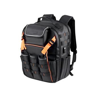 Pnronnc 45 Pocket Tool Backpack with Laptop Compartment and Charging Port
