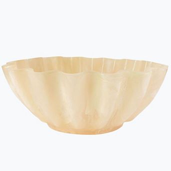 Jeanne Fitz Resin Collection Scalloped Bowl