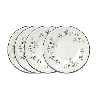 Pfaltzgraff Winterberry 4 pc 6-inch Appetizer Plates Set