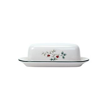 Pfaltzgraff Winterberry Covered Butter Dish