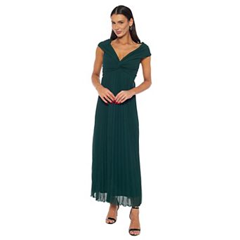 Women's OC by Oleg Cassini Knot Front Off-Shoulder Dress