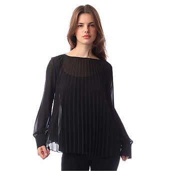 Boss Womens/Ladies Ipuna Pleated Chiffon Blouse