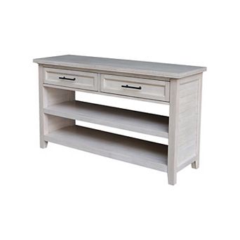 International Concepts Sanibel Solid Wood Sofa Table