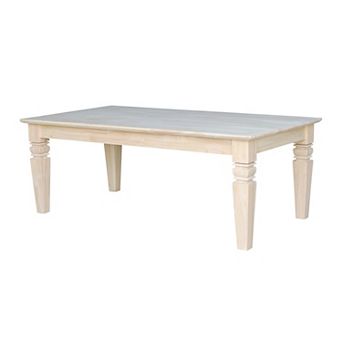 International Concepts Solid Wood Coffee Table