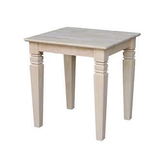 International Concepts Solid Wood End Table