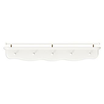 Namesake Liberty 31-Inch Wall Shelf With Hooks