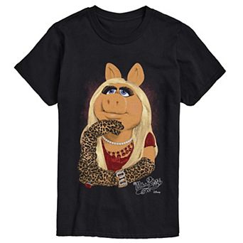 Men's Disney's The Muppets Miss Piggy Portrait Short Sleeve Graphic Tee