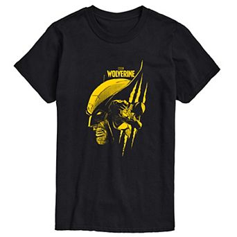 Men's Marvel Wolverine Silhouette Short Sleeve Graphic Tee