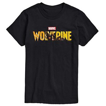Men's Marvel Wolverine Logo Short Sleeve Graphic Tee