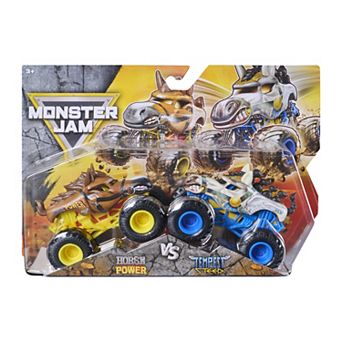 Monster Jam 2 pc Horse Power Vs. Tempest Speed Die-Cast Monster Trucks