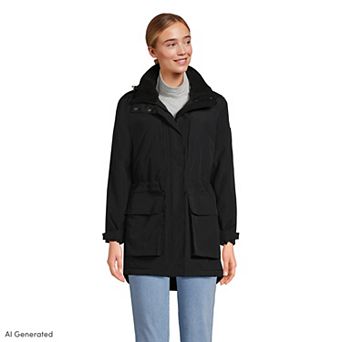 Women's Lands' End Tall Waterproof Squall Insulated Parka