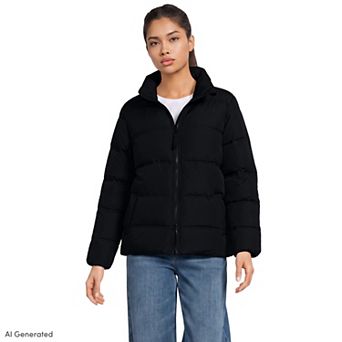 Women's Lands' End Thermoregulating Wide Channel Insulated Puffer Jacket