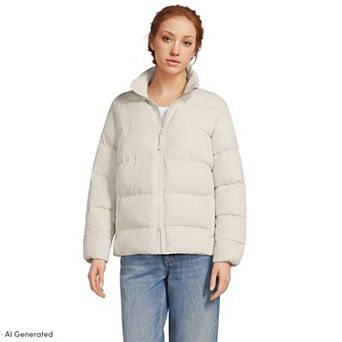 Women's Lands' End Thermoregulating Wide Channel Insulated Puffer Jacket