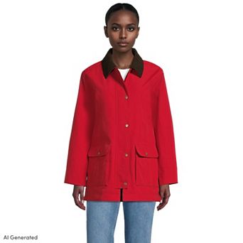Women's Lands' End Squall Waterproof Barn Jacket