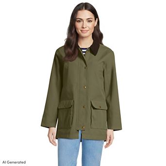Women's Lands' End Squall Waterproof Barn Jacket