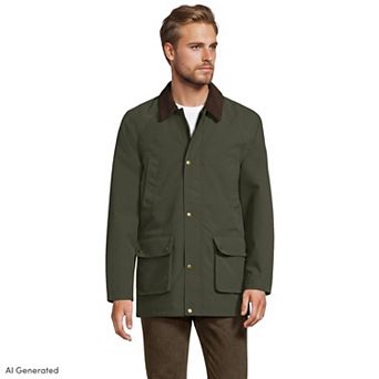 Men's Lands' End Squall Waterproof Barn Jacket