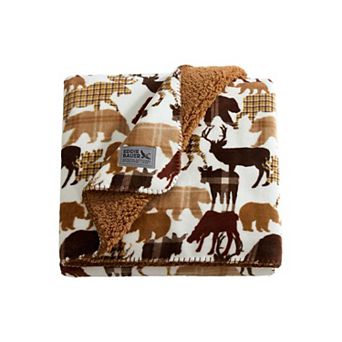 Eddie Bauer Animal Plaids Throw Blanket