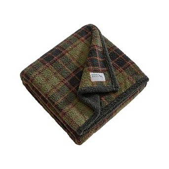 Eddie Bauer Broken Branch Plaid Throw Blanket