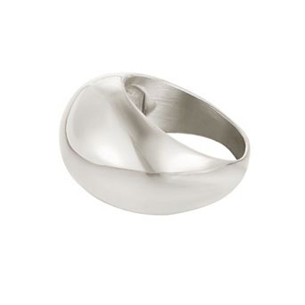 Adornia Tarnish Resistant Dome Statement Ring