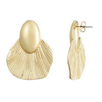 Adornia 14k Gold Flash Plated Monique Drop Earrings