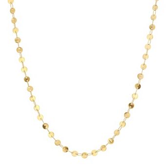 Adornia Tarnish Resistant 18k Gold Flash Plated Adjustable Choker Necklace