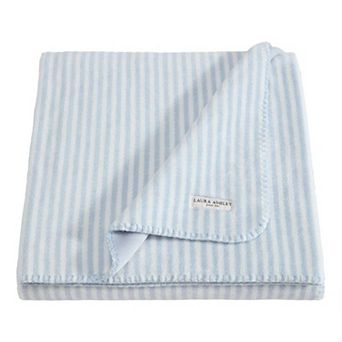 Laura Ashley Toile Delight Throw Blanket