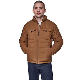 Men's Levi's® Stand Collar Mockneck Quilted Puffer Jacket