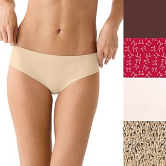 Women's True & Co. No Show Cheeky Hipster 4-Pack