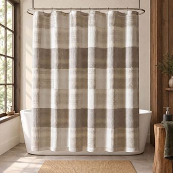 Woolrich Trista Patchwork Shower Curtain