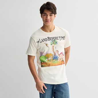 Men's The Land Before Time Character Short Sleeve Crewneck Graphic Tee