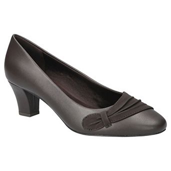 Easy Street Ginnifer Women's Pointed Toe Pumps With Bow Accent