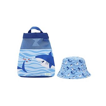 Kids Printed Hat & Backpack 2 pc Set
