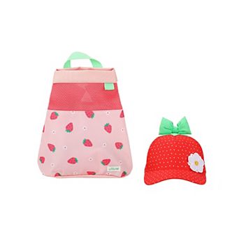 Kids Printed Hat & Backpack 2 pc Set