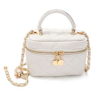 Adornia Quilted Top Handle Bag With Adjustable Strap