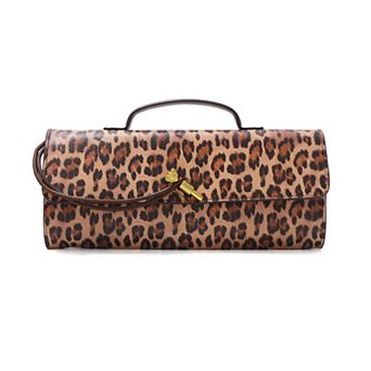 Adornia Leopard Print Envelope Bag
