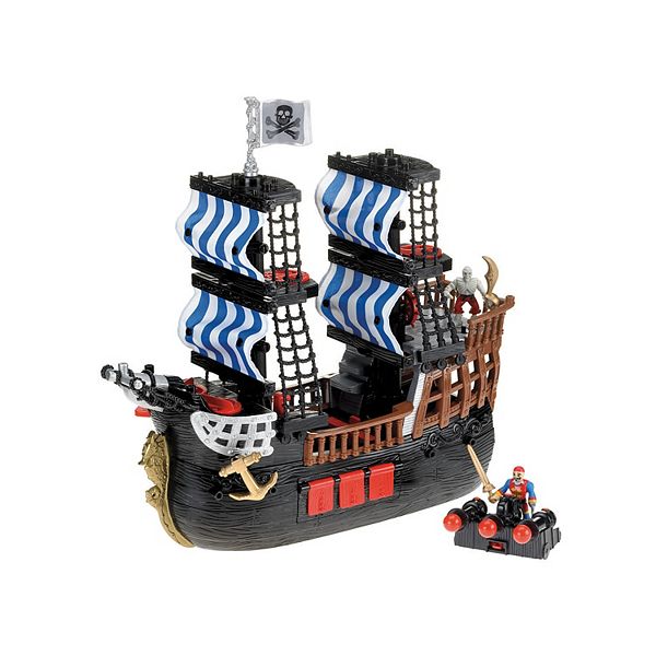 Fisher price Imaginext Black and Red Pirate Ship Captain 