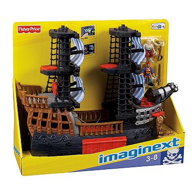 Imaginext Pirate Boat offers and Figures