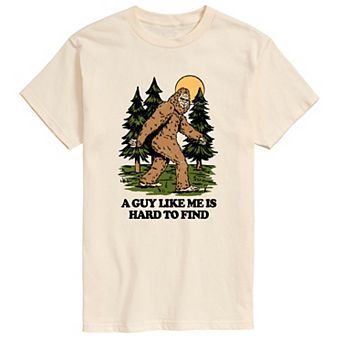 Men's "A Guy Like Me is Hard To Find" Sasquatch Short Sleeve Graphic Tee