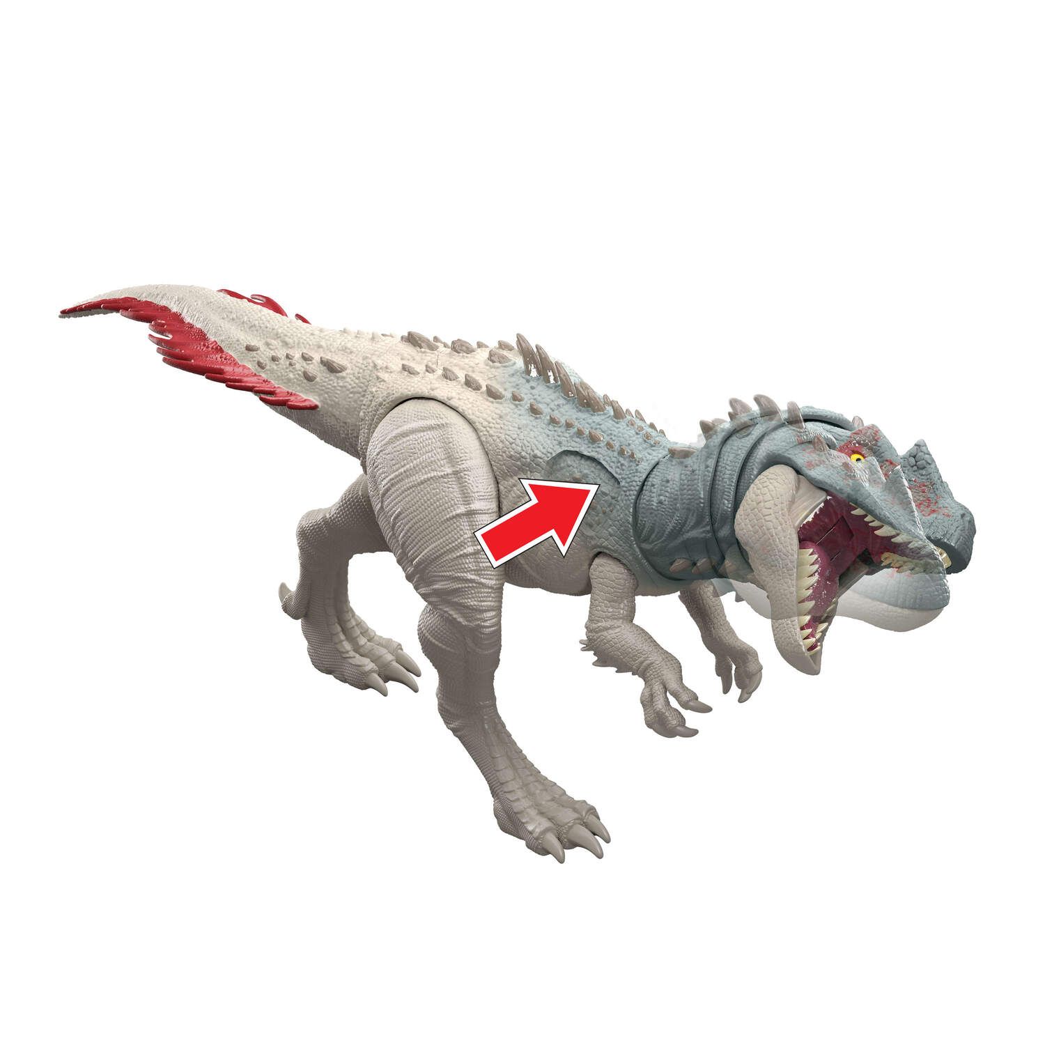 Детская фигурка Mattel Jurassic World Gigantic Thrashers Torvosaurus Dinosaur Action Figure with Evolve Feature — фото 4