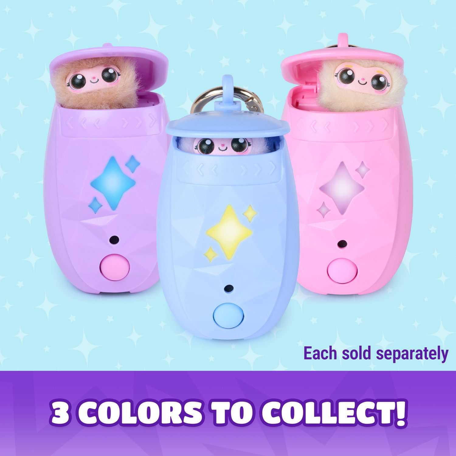 Детский брелок Spin Master Peekimo Interactive Pet & Wearable Accessory Collectible Bag Charm — фото 6