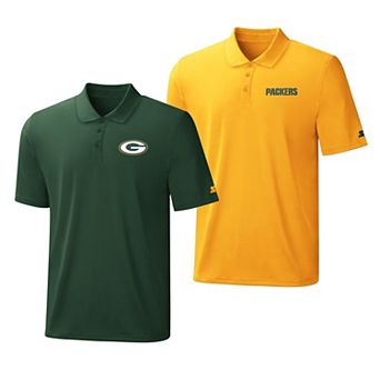 Men's Starter Green/Gold Green Bay Packers Two-Pack Logo Polo Set