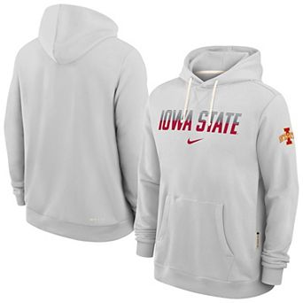 Men's Nike Gray Iowa State Cyclones 2026 Sideline Standard Issue Dri-FIT Hoodie