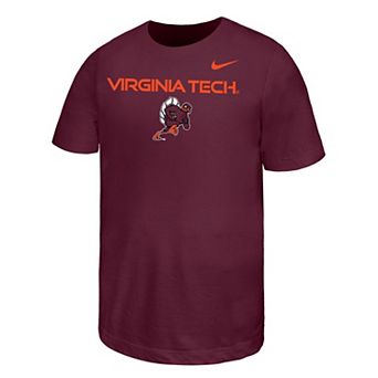 Youth Nike Maroon Virginia Tech Hokies Rushing Mascot T-Shirt