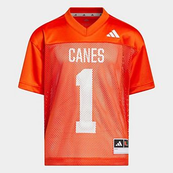 Youth adidas Orange Miami Hurricanes Tailgate Jersey