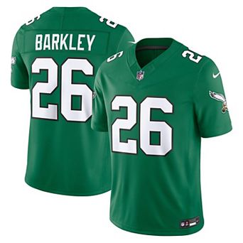 Men's Nike Saquon Barkley Kelly Green Philadelphia Eagles Alternate Vapor F.U.S.E. Stitched Limited Jersey